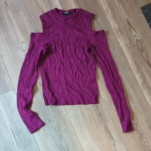 Forever 21 Magenta Knit Top